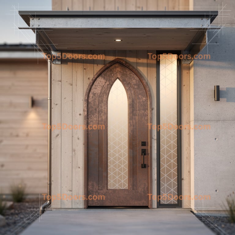 Montana front entry door scandinavian Door