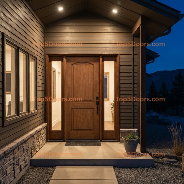 Montana front entry door korean modern Door