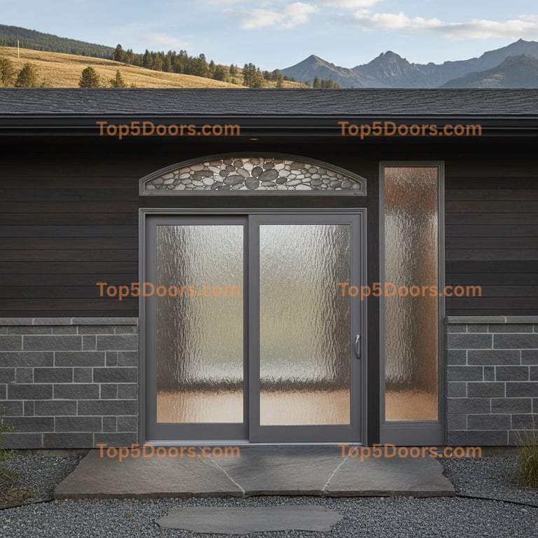 Montana patio sliding door japanese zen Door