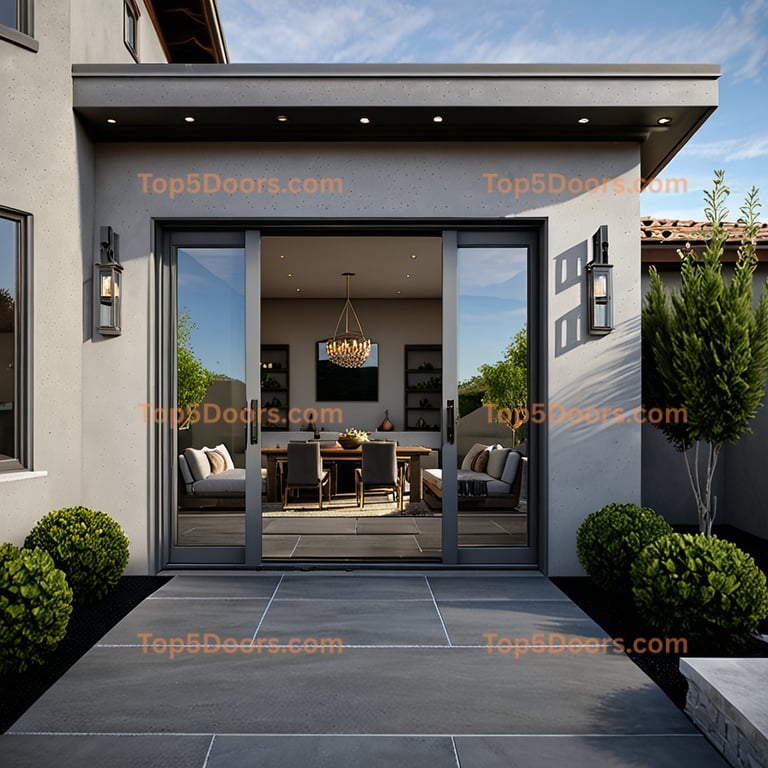 Montana patio sliding door mediterranean Door