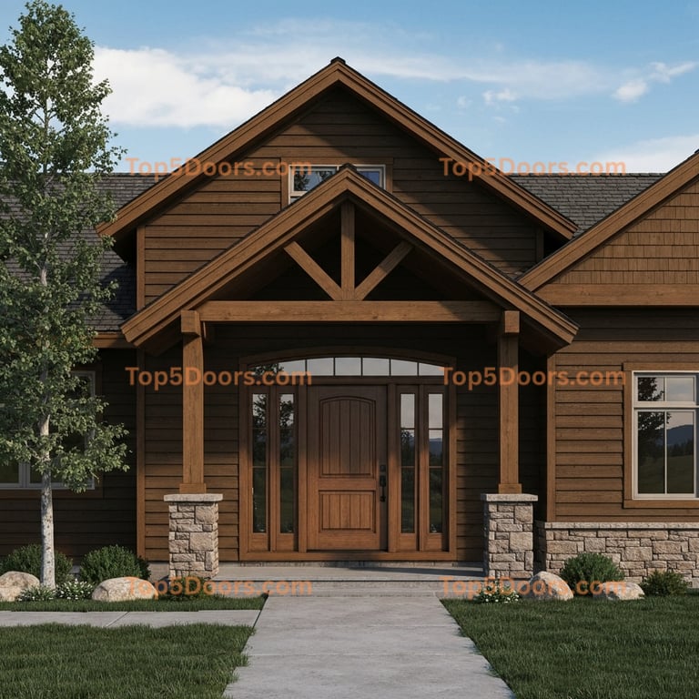 Montana pivot mountain lodge Door