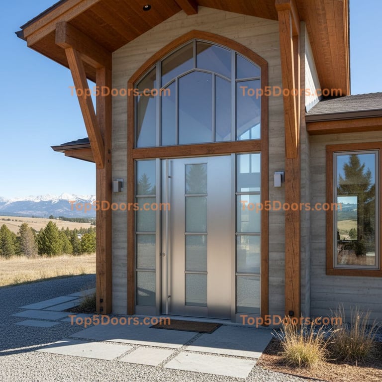 Montana pivot minimalist Door