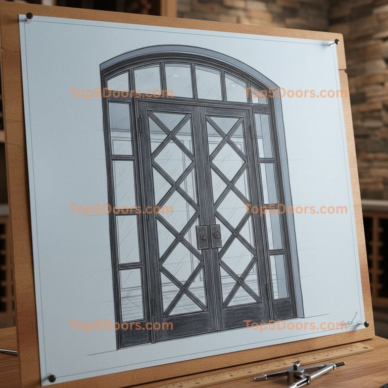 Montana wine cellar door modern farmhouse Door