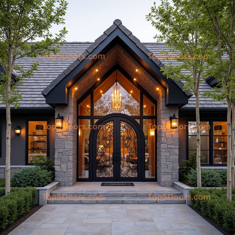 Montana wine cellar door scandinavian Door