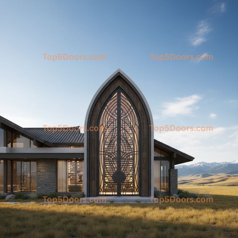 Montana wine cellar door korean modern Door