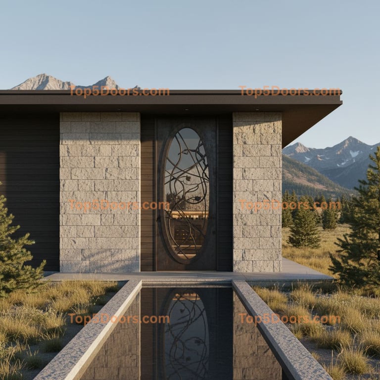 Montana wine cellar door minimalist Door