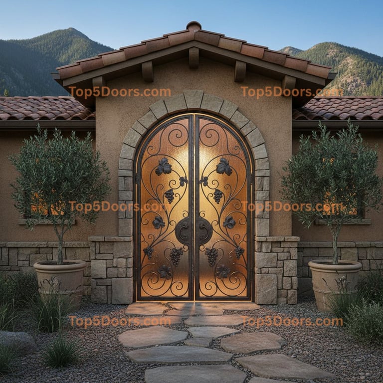 Montana wine cellar door mediterranean Door