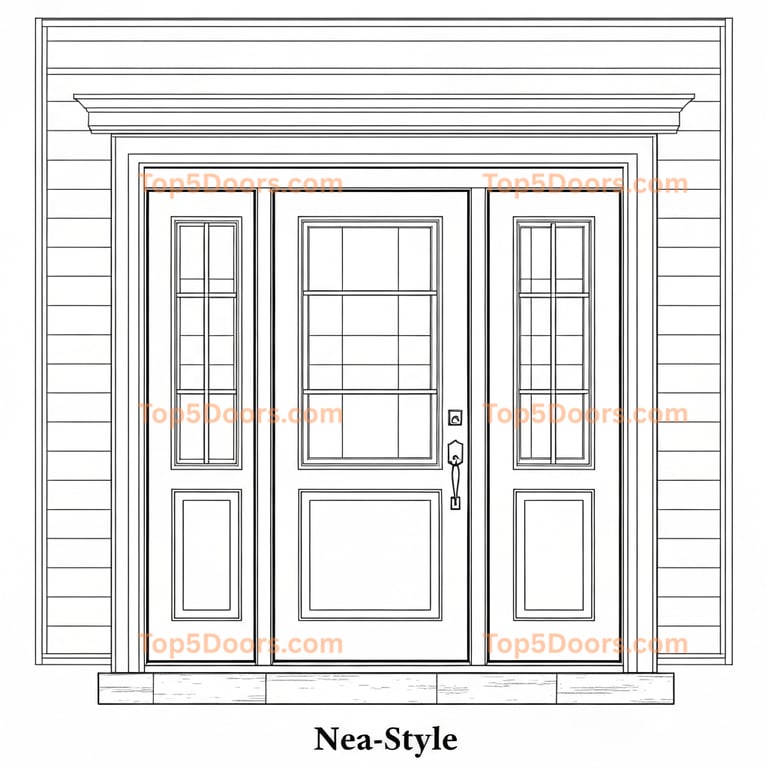 Nebraska closet french door european classic Door
