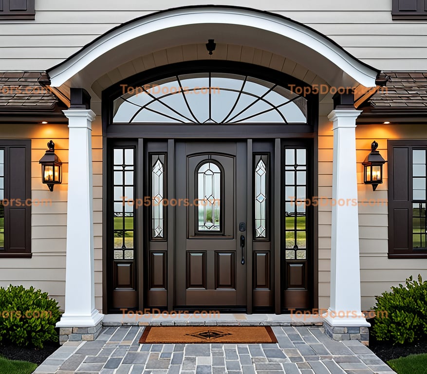 Nebraska double cape cod Door