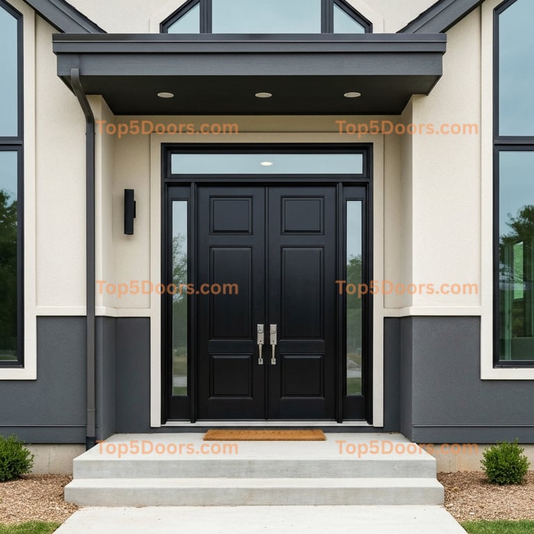 Nebraska double korean modern Door