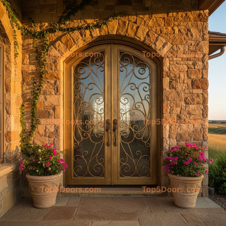 Nebraska front entry door tuscan Door