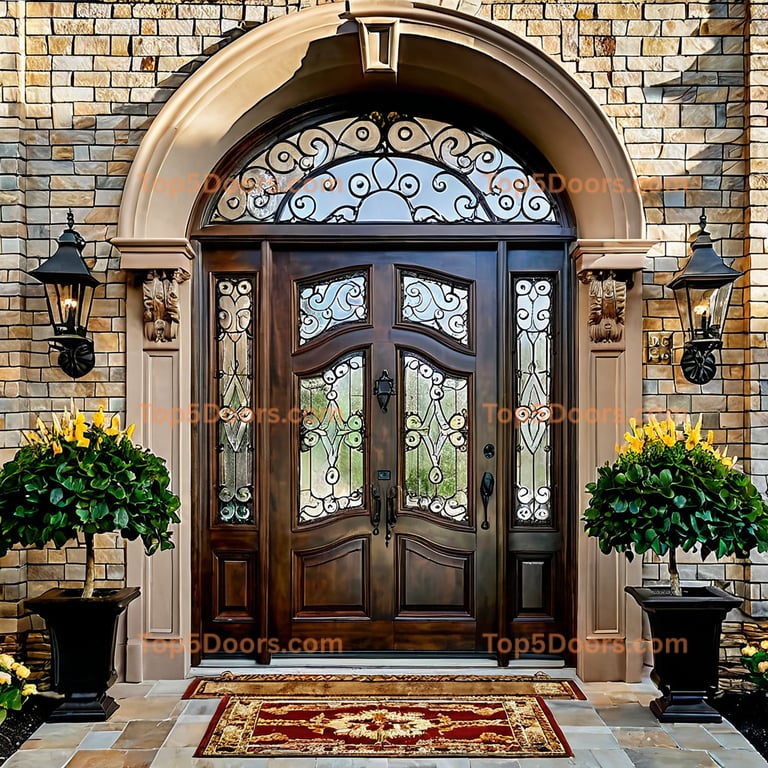 Nebraska front entry door french country Door