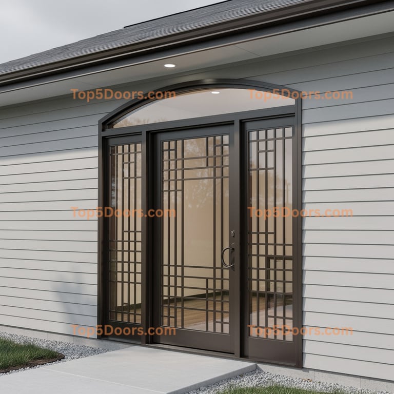 Nebraska patio door japanese zen Door