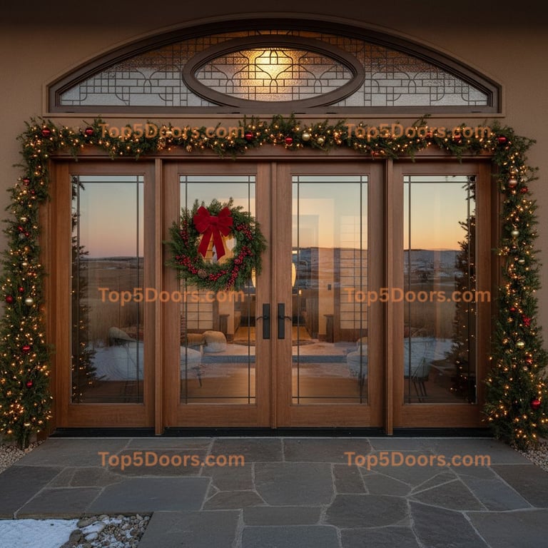 Nebraska patio sliding door japanese zen Door