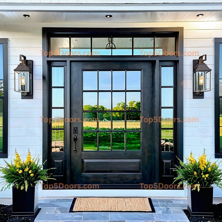 Nebraska pivot modern farmhouse Door