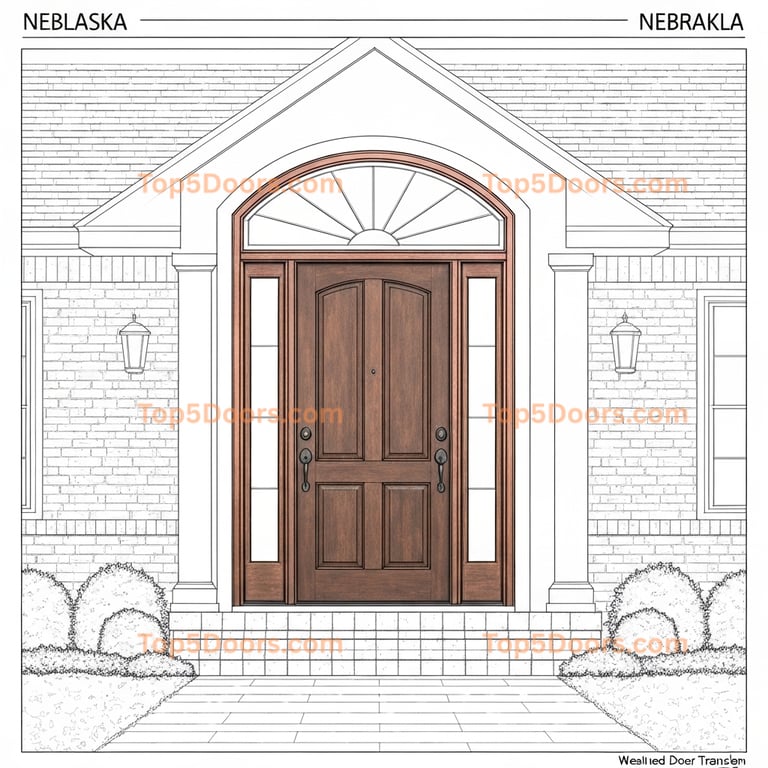 Nebraska single european classic Door