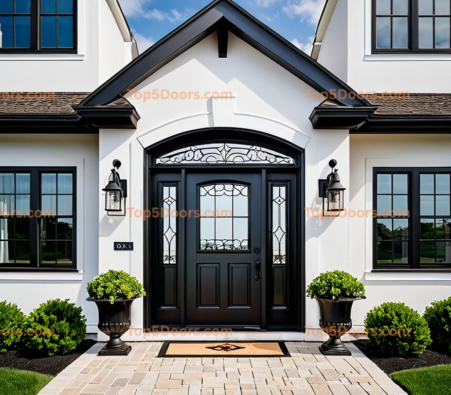 Nebraska steel frame cape cod Door