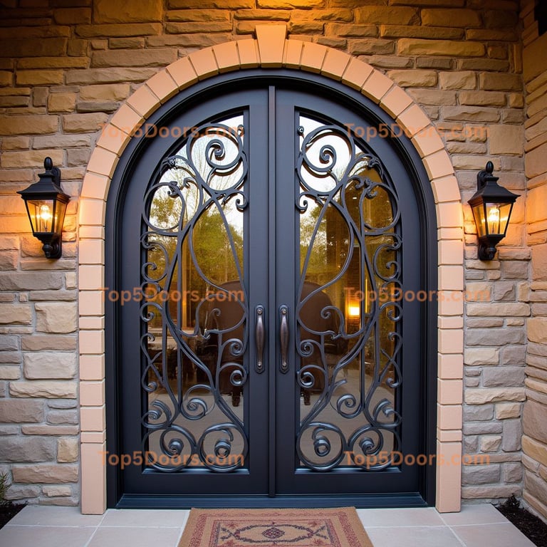 Nebraska wine cellar door industrial Door