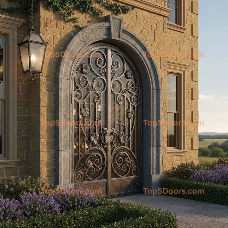 Nebraska wine cellar door european classic Door