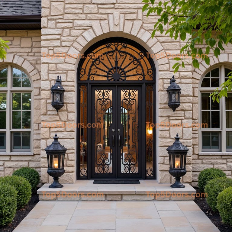 Nebraska wine cellar door modern Door