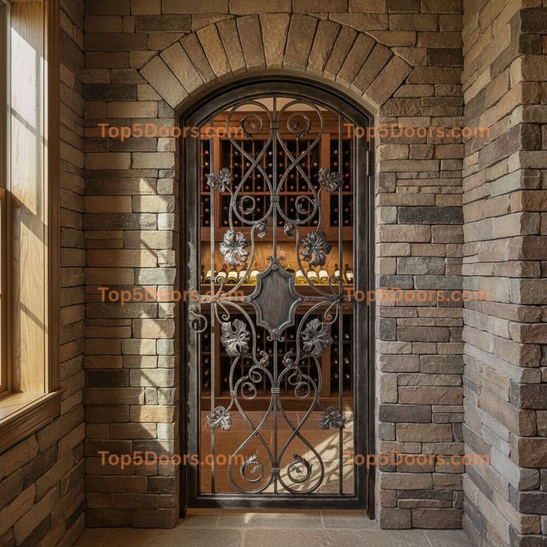 Nebraska wine cellar door european classic Door