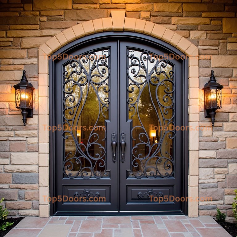 Nebraska wine cellar door french country Door