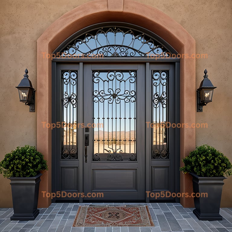 Nevada entry door spanish colonial Door