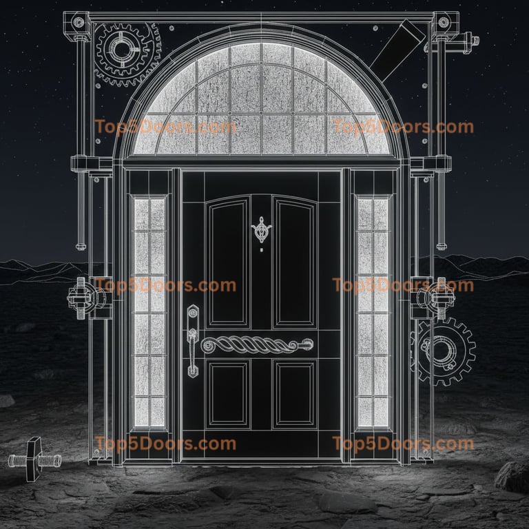 Nevada entry door georgian Door