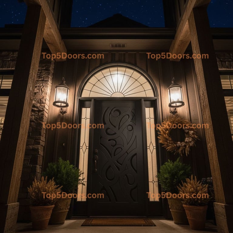 Nevada front entry door victorian Door