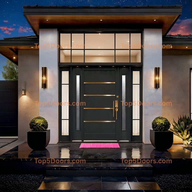 Nevada pivot mid-century modern Door
