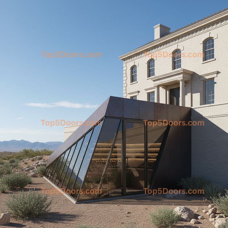 Nevada wine cellar door georgian Door