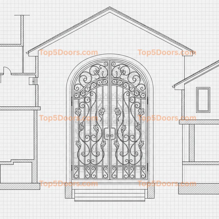 Nevada wine cellar door traditional american Door