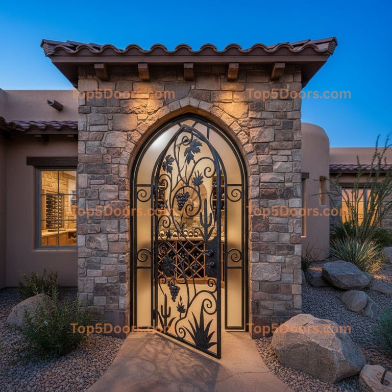 Nevada wine cellar door southwestern Door