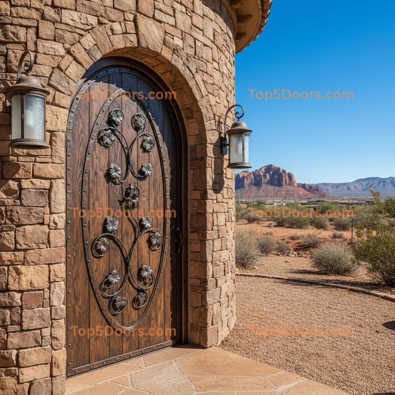 Nevada wine cellar door tuscan Door
