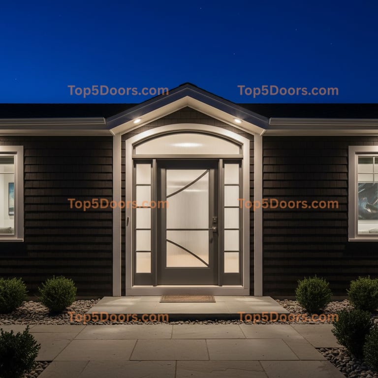 New Hampshire arched single cape cod Door