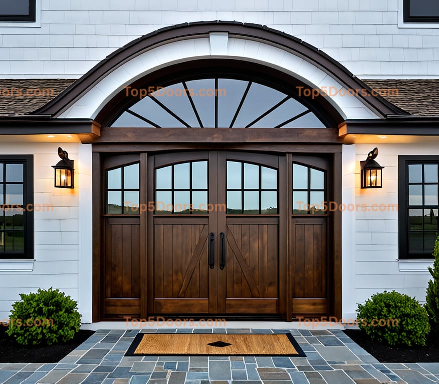 New Hampshire barn door coastal Door