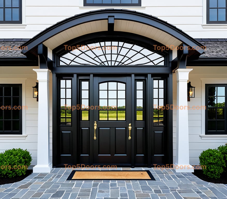 New Hampshire barn door japanese zen Door