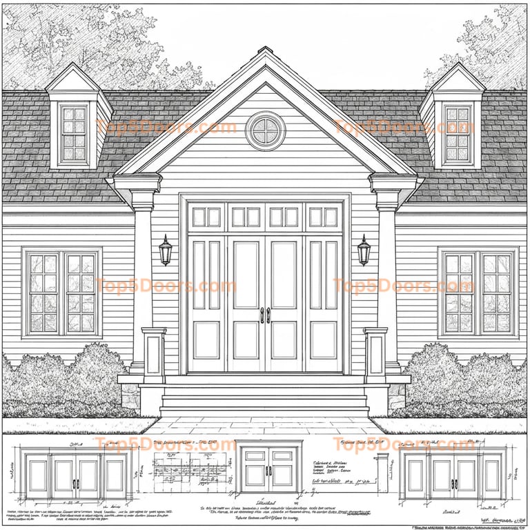 New Hampshire closet bifold door georgian Door