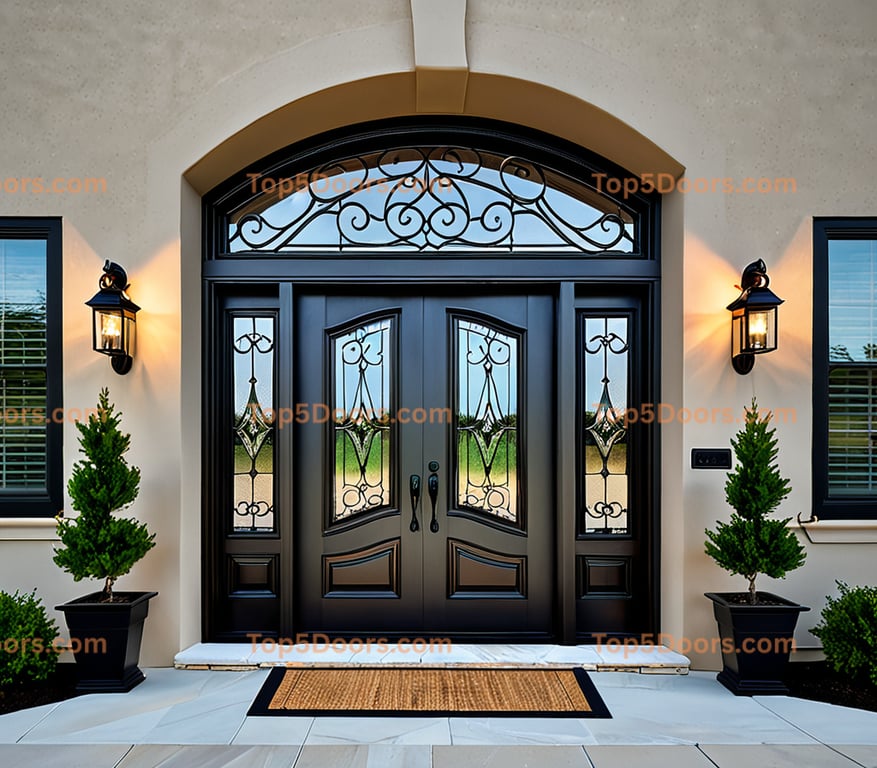 New Hampshire double tuscan Door