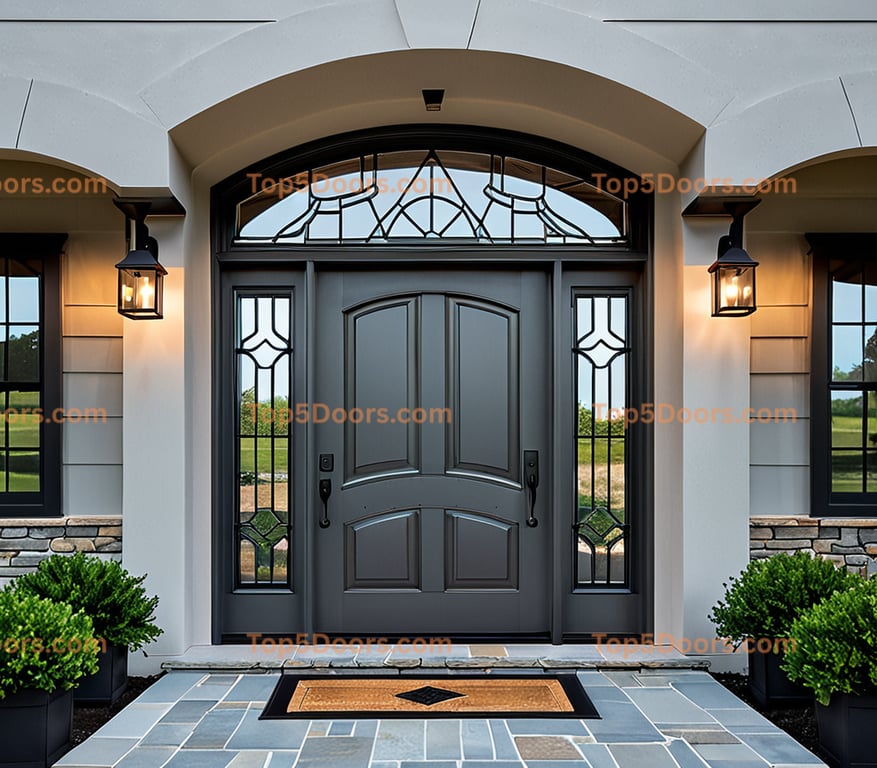 New Hampshire double tuscan Door