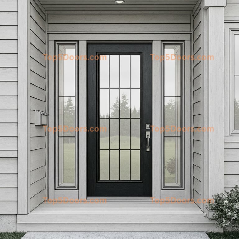 New Hampshire exterior door mountain lodge Door