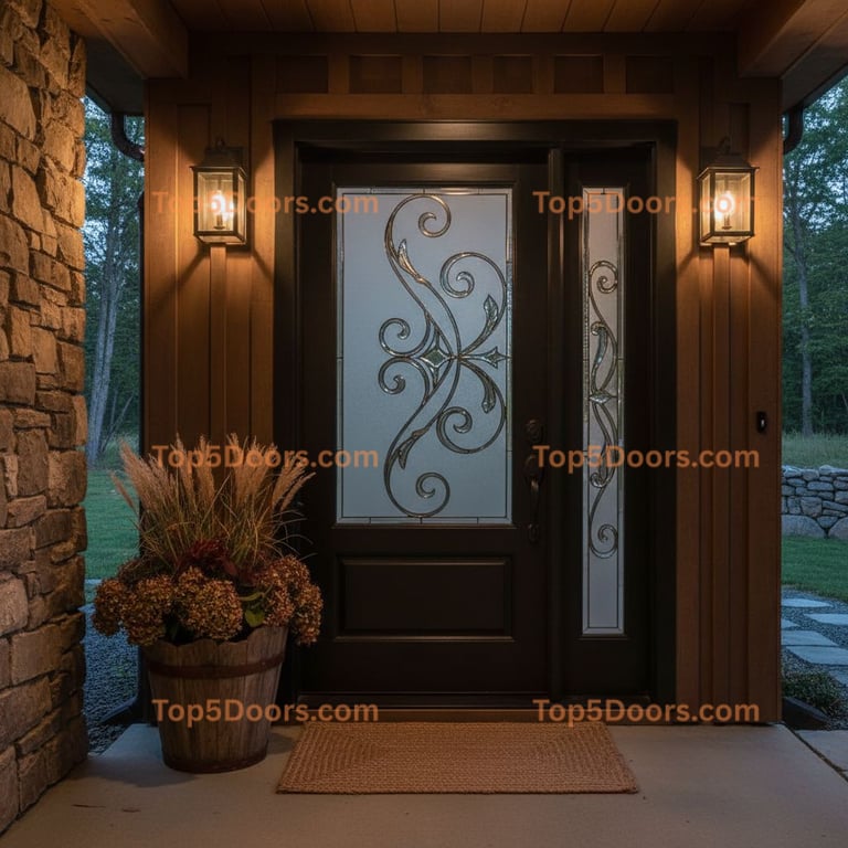 New Hampshire front entry door craftsman Door