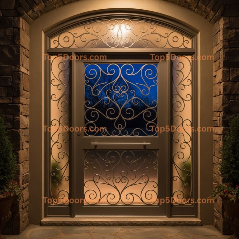 New Hampshire front entry door spanish colonial Door