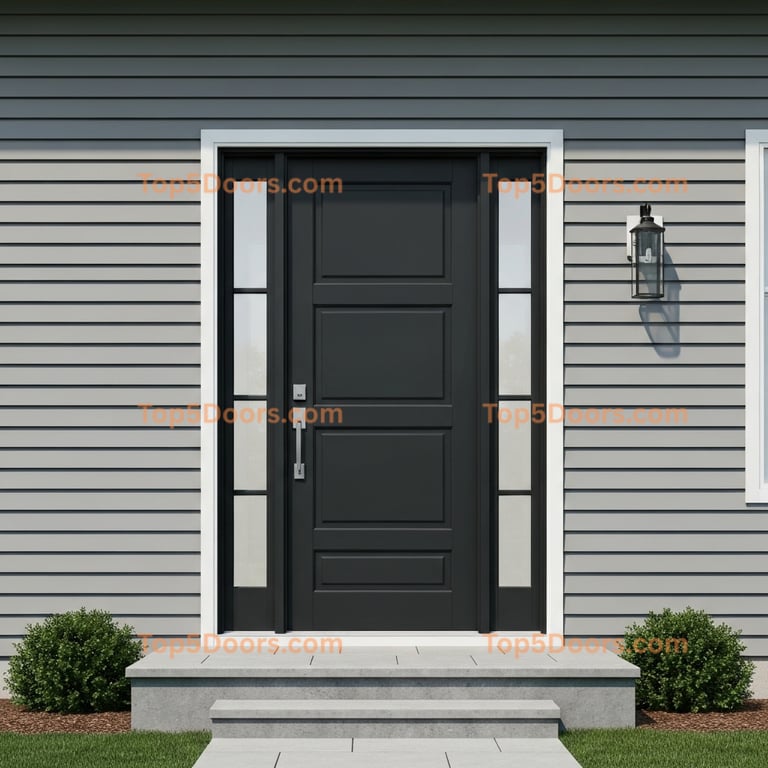 New Hampshire front entry door contemporary Door