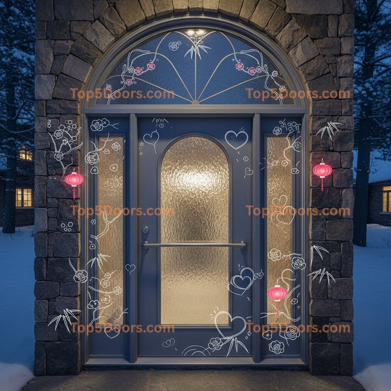 New Hampshire office door french country Door