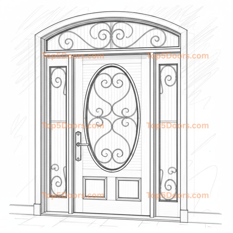 New Hampshire pivot french country Door