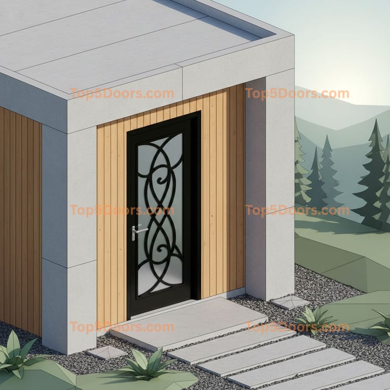 New Hampshire single minimalist Door