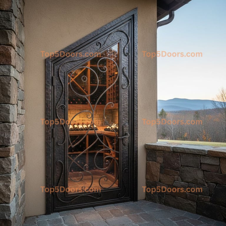 New Hampshire wine cellar door tuscan Door
