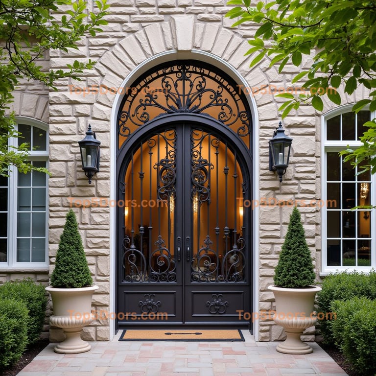 New Hampshire wine cellar door french country Door