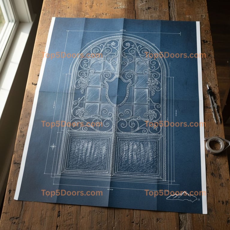 New Hampshire wine cellar door georgian Door